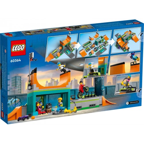 Конструктор LEGO City Street Skate Park Set 60364