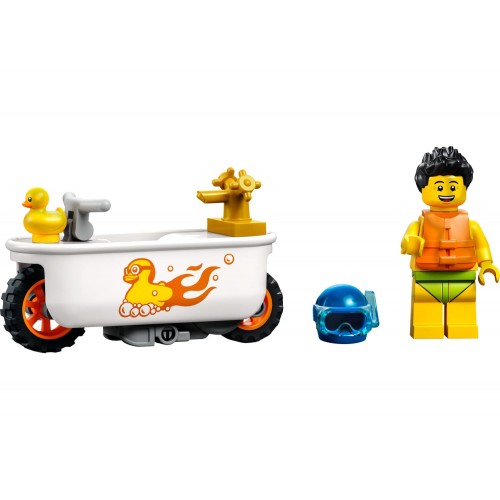 Конструктор LEGO City Stuntz Bathtub Stunt Bike Set 60333