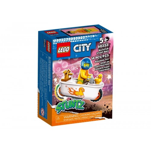 Конструктор LEGO City Stuntz Bathtub Stunt Bike Set 60333