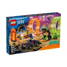 LEGO City Stuntz Double Loop Stunt Arena Set 60339