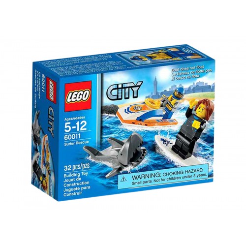 Конструктор LEGO City Surfer Rescue Set 60011