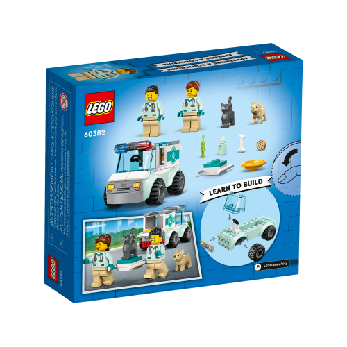 Конструктор LEGO City Vet Van Rescue Set 60382