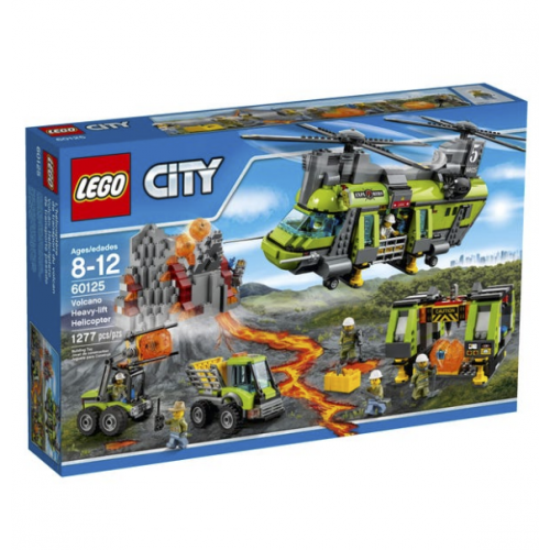 Конструктор LEGO City Volcano Heavy-Lift Helicopter Set 60125