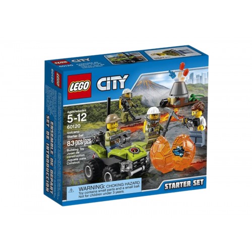 Конструктор LEGO City Volcano Starter Set 60120