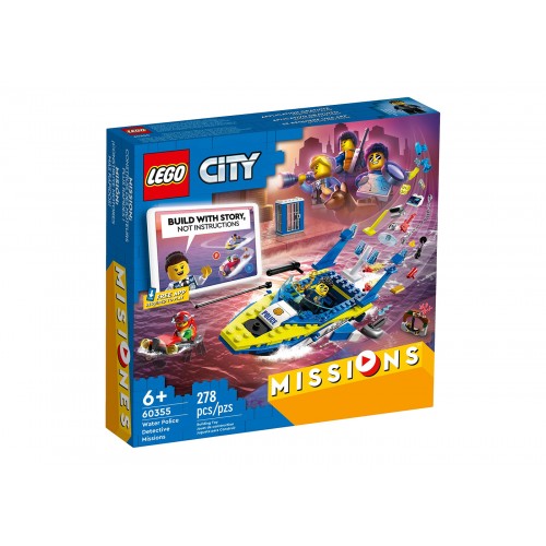 Конструктор LEGO City Water Police Detective Missions Set 60355