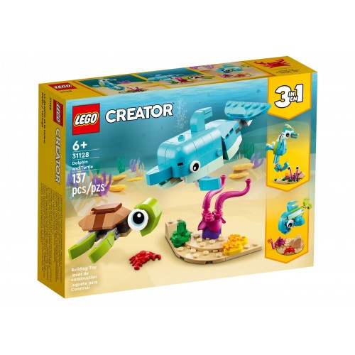 Конструктор LEGO Creator 3 In 1 Dolphin and Turtle Set 31128