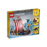 LEGO Creator 3 in 1 Viking Ship and the Midgard Serpent Set 31132