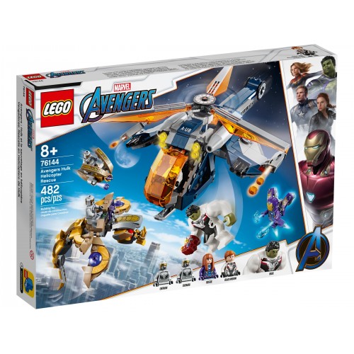 Конструктор LEGO Marvel Avengers Hulk Helicopter Rescue Set 76144