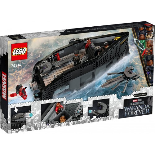 Конструктор LEGO Marvel Studios Black Panther Wakanda Forever Black Panther: War on the Water Set 76214