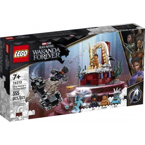 Конструктор LEGO Marvel Studios Black Panther Wakanda Forever King Namors Throne Room Set 76213