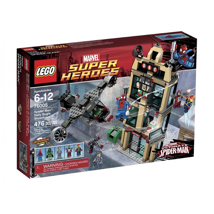 LEGO Marvel Super Heroes Spider Man Daily Bugle Showdown Set 76005