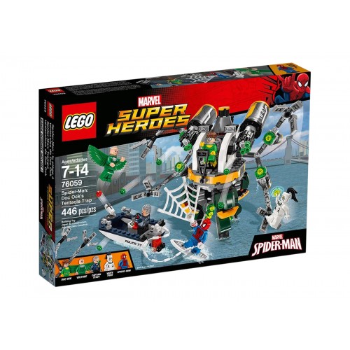 Конструктор LEGO Marvel Super Heroes Spider-Man: Doc Ocks Tentacle Trap Set 76059