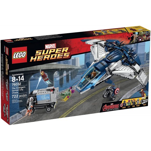 Конструктор LEGO Marvel Super Heroes The Avengers Quinjet City Chase Set 76032