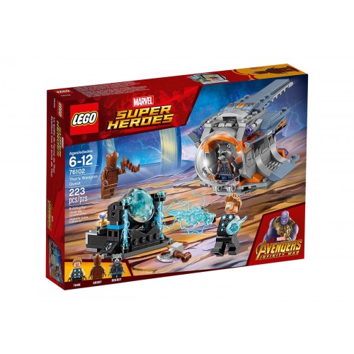 Конструктор LEGO Marvel Super Heroes Thors Weapon Quest Set 76102