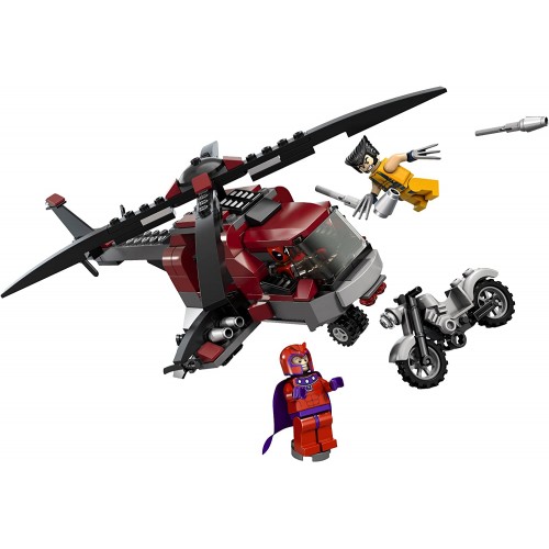 Конструктор LEGO Marvel Super Heros X-Men Wolverines Chopper Showdown Set 6866