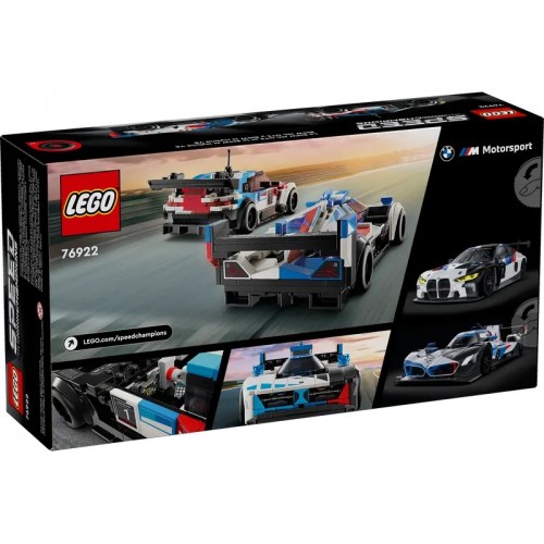 Конструктор LEGO Speed Champions BMW M4 GT3 & BMW M Hybrid V8 Race Cars Set 76922