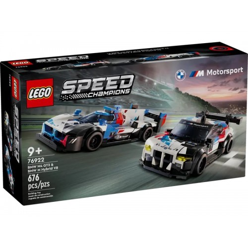Конструктор LEGO Speed Champions BMW M4 GT3 & BMW M Hybrid V8 Race Cars Set 76922