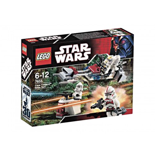 Конструктор LEGO Star Wars The Clone Wars Clone Troopers Battle Pack Set 7655
