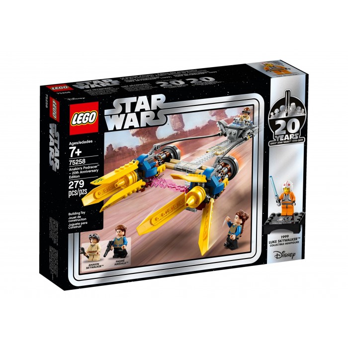 LEGO Star Wars The Phantom Menace Anakin s Podracer 20th Anniversary Edition Set 75258