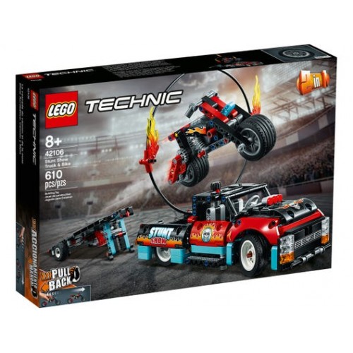 Конструктор LEGO Technic Stunt Show Truck & Bike Set 42106