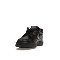 A Bathing Ape Bape SK8 Sta Triple Black Patent Leather Sta Logo