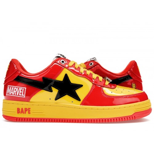 A Bathing Ape Bape Sta Marvel Comics Iron Man (2022) - мужская сетка размеров