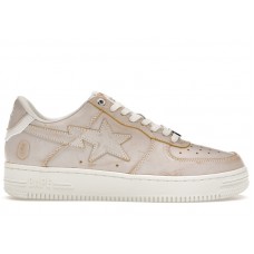 A Bathing Ape Bape Sta Wear Away Paint Beige