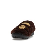 A Bathing Ape Ape Head Puffer Sandals Subu Brown