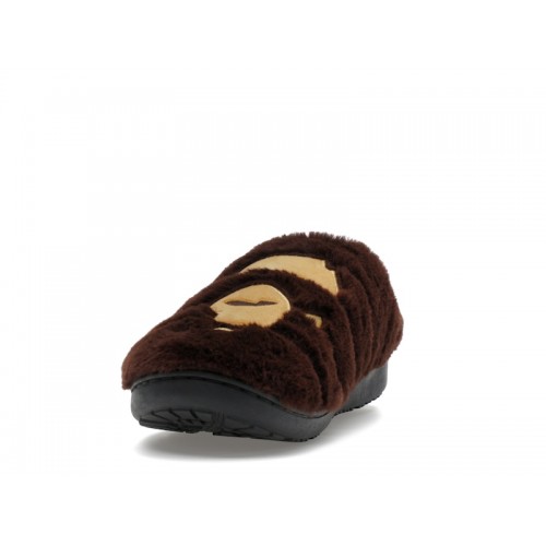 Кроссы A Bathing Ape Ape Head Puffer Sandals Subu Brown - мужская сетка размеров