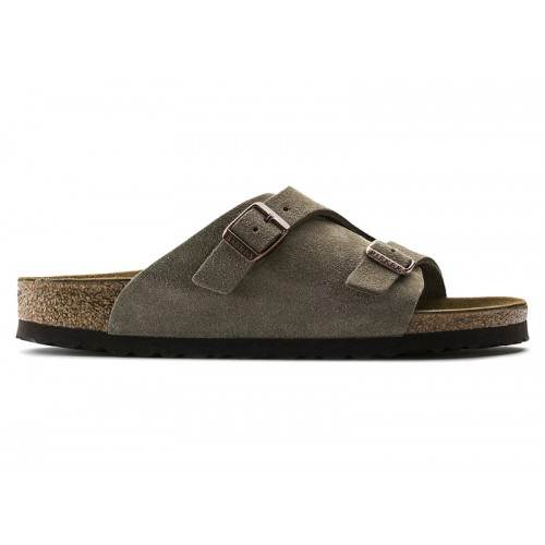 Birkenstock Zürich Suede Leather Taupe - мужская сетка размеров