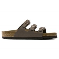 Birkenstock Florida Soft Footbed Birkibuc Mocha