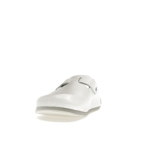 Birkenstock Boston Super Grip Leather White - мужская сетка размеров