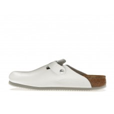 Birkenstock Boston Super Grip Leather White