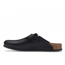 Birkenstock Boston Super Grip Leather Black