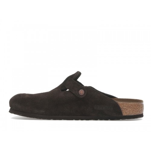 Birkenstock Boston Suede Mocha - мужская сетка размеров