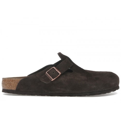 Birkenstock Boston Suede Mocha - мужская сетка размеров