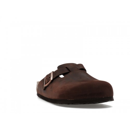Birkenstock Boston Soft Footbed Oiled Leather Habana Brown - мужская сетка размеров