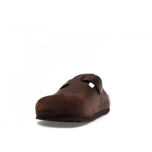 Birkenstock Boston Soft Footbed Oiled Leather Habana Brown - мужская сетка размеров
