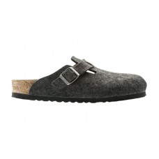 Birkenstock Boston Wool Felt Anthracite