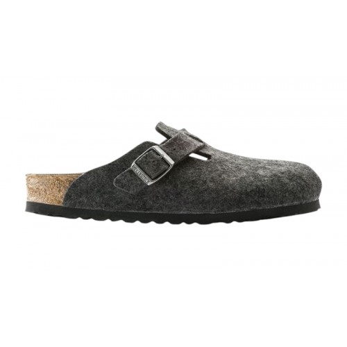 Birkenstock Boston Wool Felt Anthracite - мужская сетка размеров