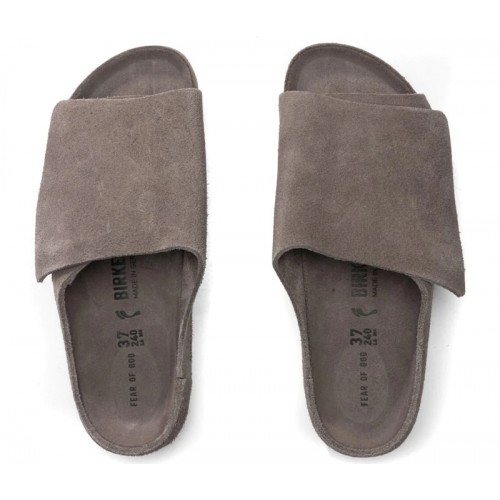 Birkenstock Los Feliz Suede Fear Of God Ash (Narrow Fit) - мужская сетка размеров