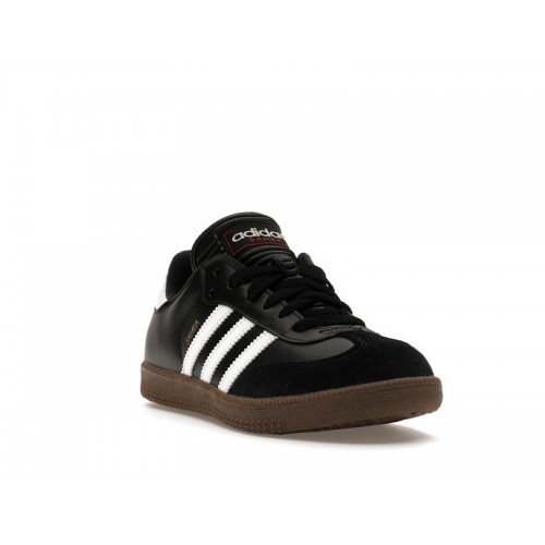 Кроссы adidas Samba Classic Black White Dark Gum (GS) - подростковая сетка размеров