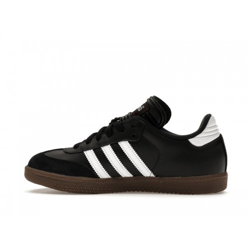 Кроссы adidas Samba Classic Black White Dark Gum (GS) - подростковая сетка размеров