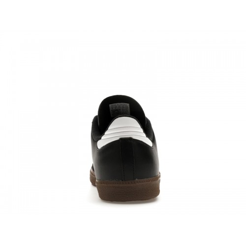 Кроссы adidas Samba Classic Black White Dark Gum (GS) - подростковая сетка размеров