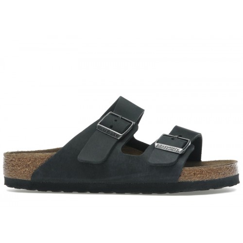 Birkenstock Arizona Oiled Leather Black - мужская сетка размеров