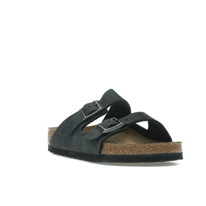 Birkenstock Arizona Oiled Leather Black - мужская сетка размеров Birkenstock Arizona Oiled Leather Black - мужская сетка размеров