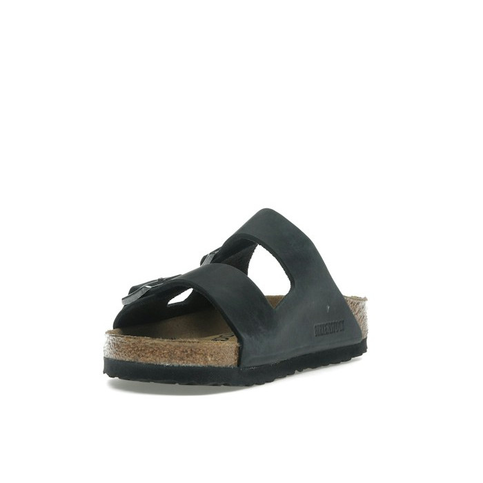 Birkenstock Arizona Oiled Leather Black - мужская сетка размеров Birkenstock Arizona Oiled Leather Black - мужская сетка размеров