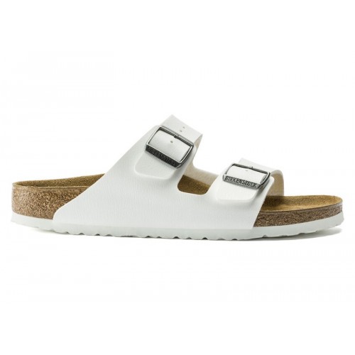 Birkenstock Arizona Birko-Flor White (W) - женская сетка размеров