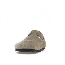 Birkenstock Boston Soft Footbed Suede Taupe