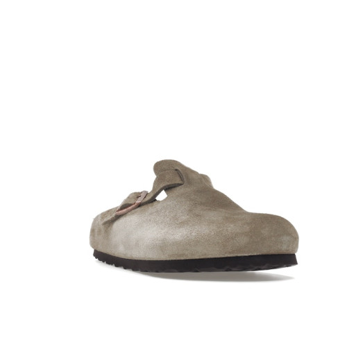 Birkenstock Boston Soft Footbed Suede Taupe - мужская сетка размеров